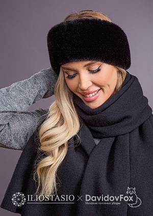 Повязка норка блэк