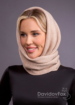 Косынка кашемир бежевый